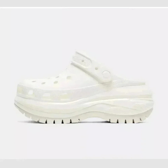 Crocs Classic Unisex White Mega Crush Clog 10 W 8 M